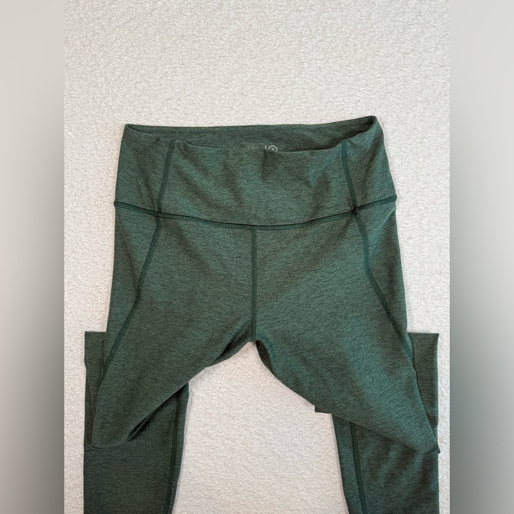 Outdoor Voices Warm-Up 7/8 Leggings Hunter Green Size Small gym sporty athletic - Picture 3 of 4